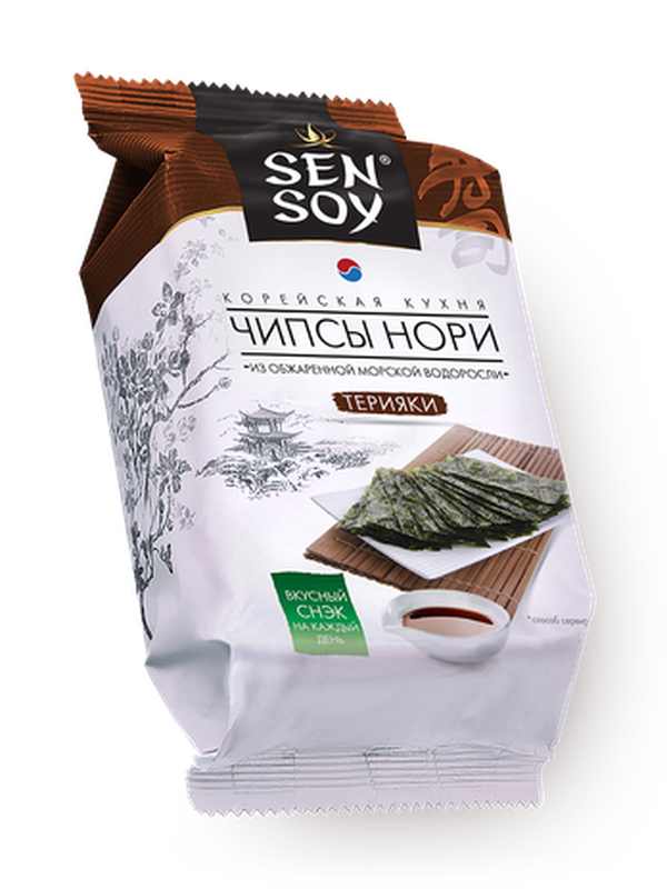 Чипсы нори Sen Soy, 4 г