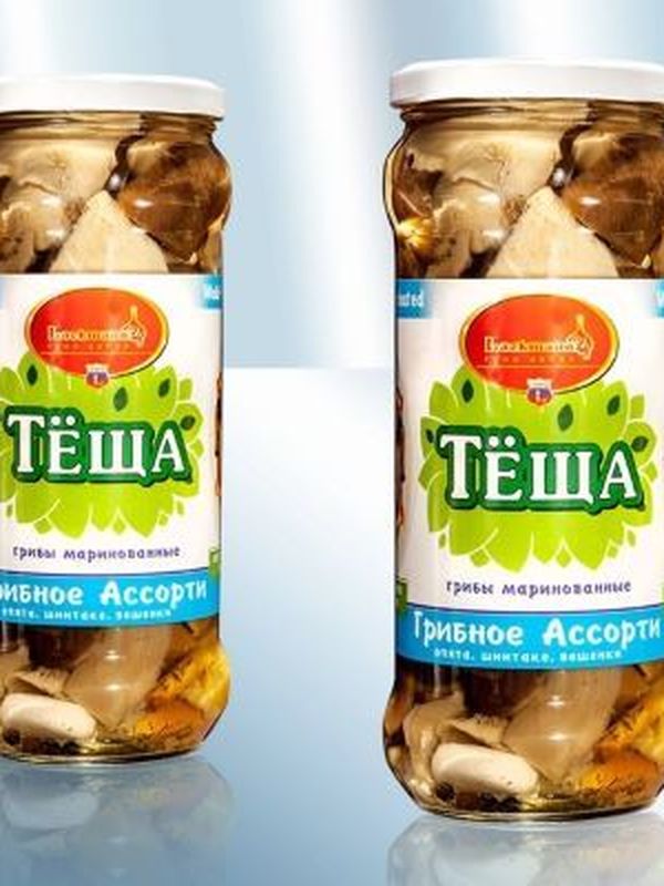 Грибы маринованные, 580 ml