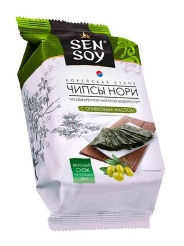 Чипсы нори Sen Soy, 4 г