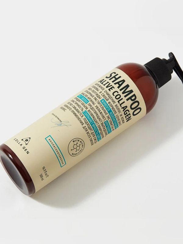 Шампунь для ежедневного применения с ЖИВЫМ КОЛЛАГЕНОМ "SHAMPOO ALIVE COLLAGEN"