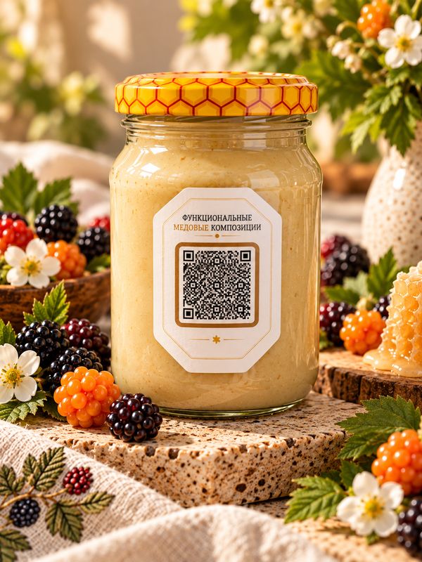Морошка, ежевика и маточное молочко | Ягодная энергия активного дня |