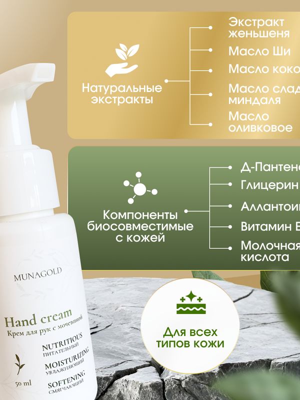 Крем для рук с мочевиной, 30 мл