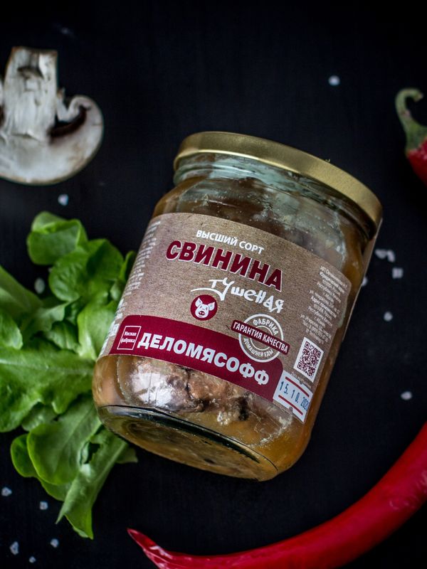 СВИНИНА ТУШЕНАЯ 500 гр