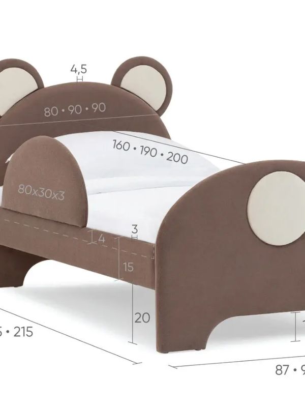 Мягкая кровать Askona Boo 160*080