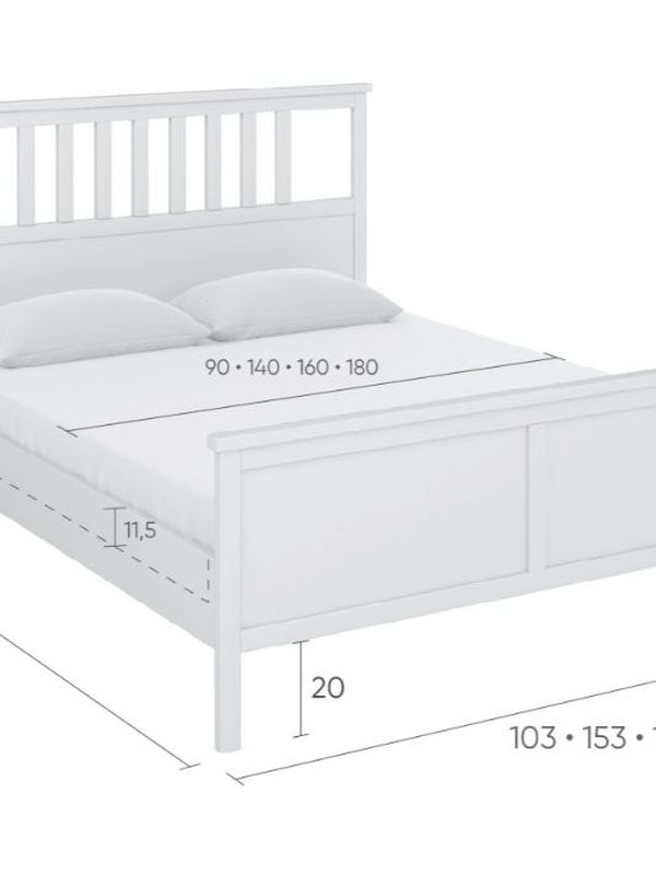 Кровать Terek (Терек) из массива сосны