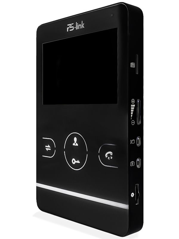 Видеодомофон проводной Ps-Link PS-402DP Black