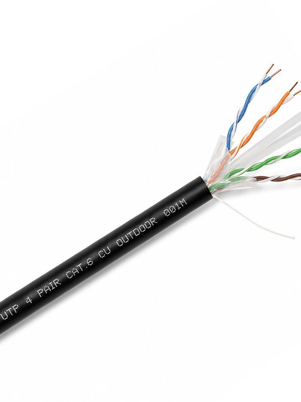 Кабель витая пара UTP4 cat.6 CU 10 метров Ps-Link UTP-CAT6-CU10-OUT уличный