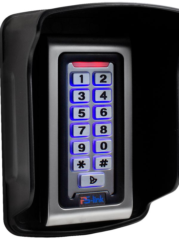 Комплект панели доступа с защитным козырьком Ps-Link KIT-S601EM-W-AR1