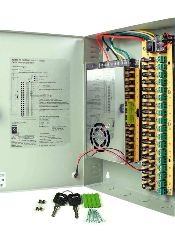 Блок питания 12В/30А Ps-Link PS-M1230-18CH