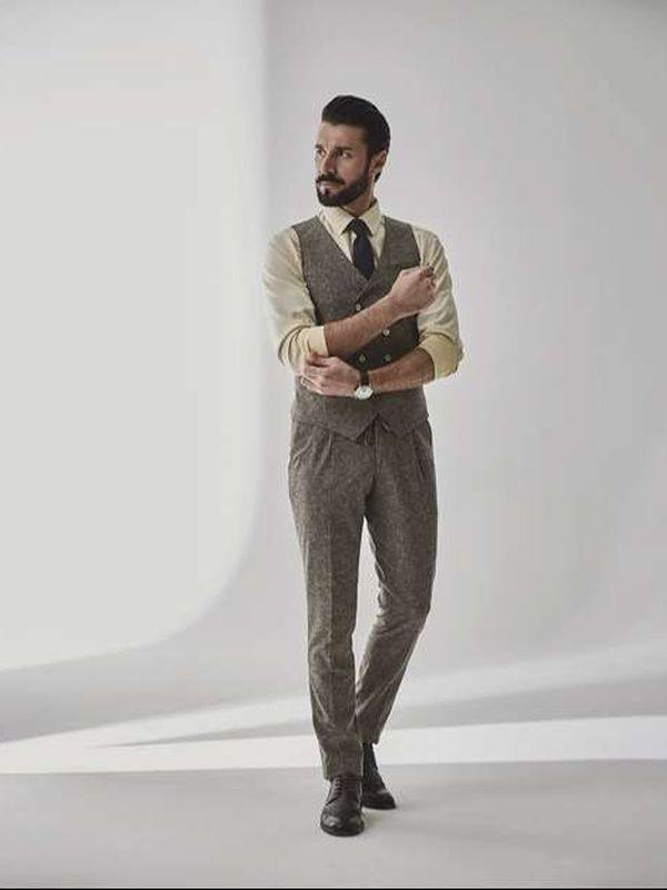Костюм-двойка + жилет