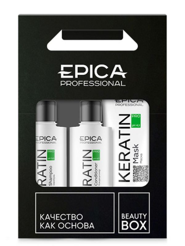 EPICA Professional Набор Keratin Pro (шампунь 250мл + кондиционер 250мл + маска 250мл)