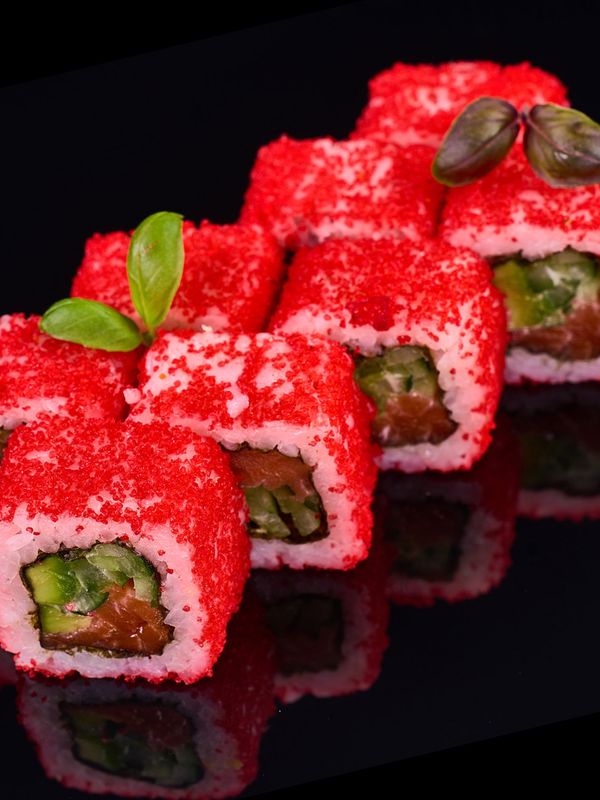 🍣 КАЛИФОРНИЯ С ЛОСОСЕМ 🥑🐠
