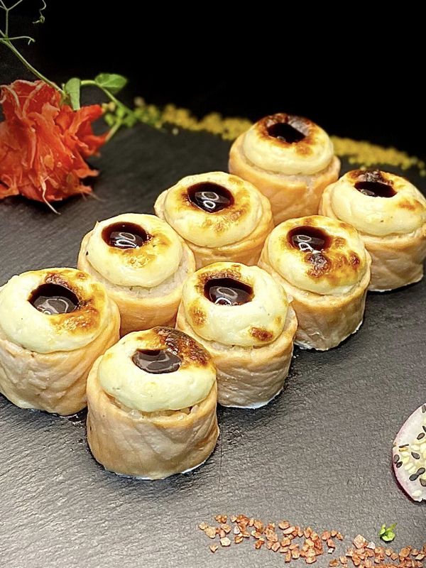 🍣ФИЛАДЕЛЬФИЯ ЗАПЕЧЕННАЯ 🧀🐠