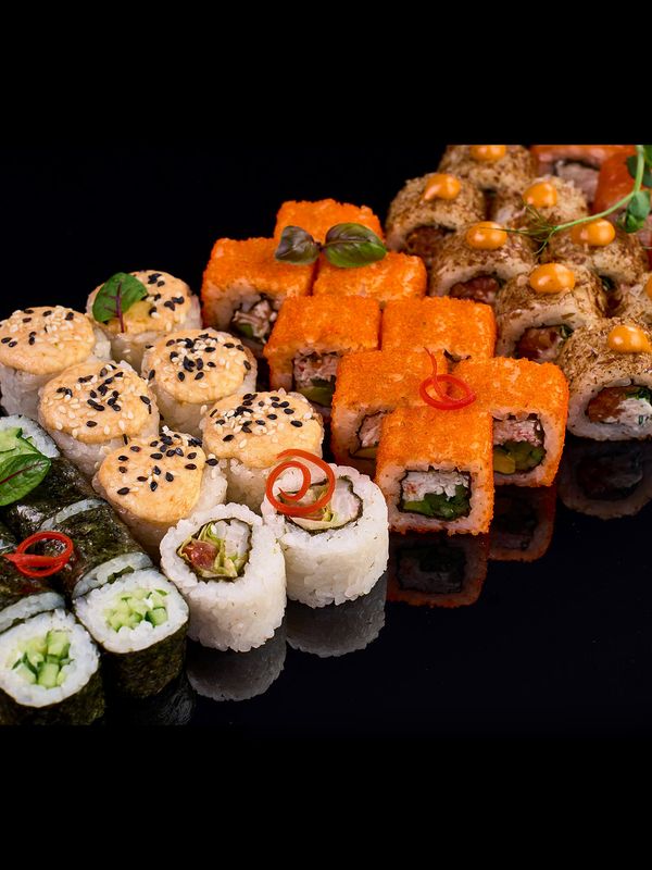 🍣СЕТ СЕМЕЙНЫЙ 🥒🐉🐠🦑