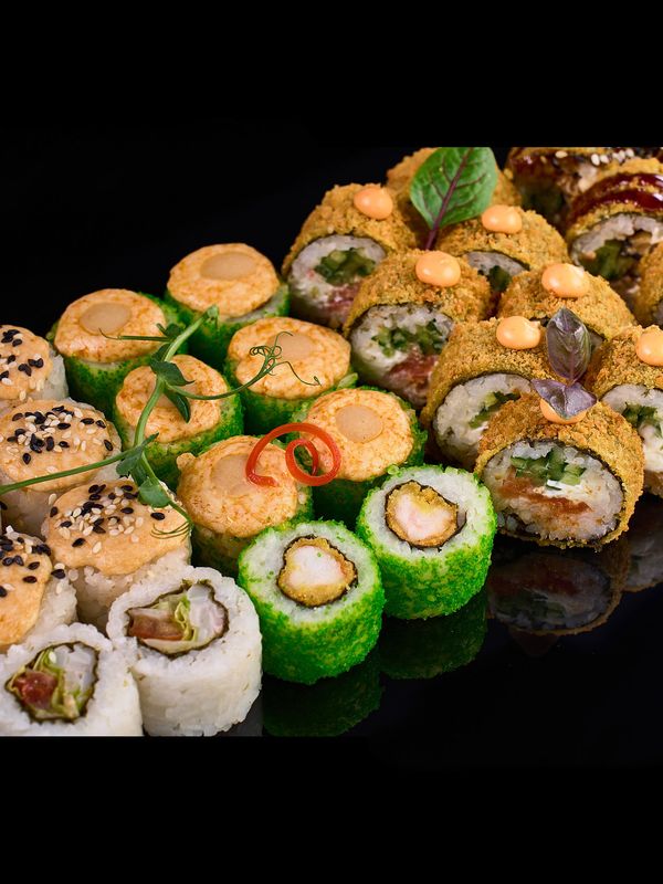 🍣СЕТ ТЕПЛЫЙ 🌞🐠🦐🐉