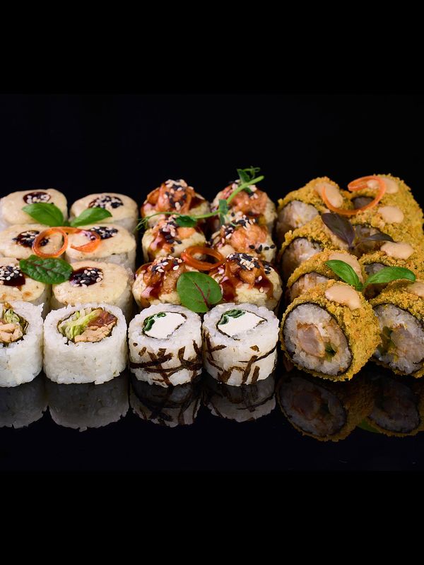 🍣СЕТ РОЛЛОВ N 4 🐟🍗🦐