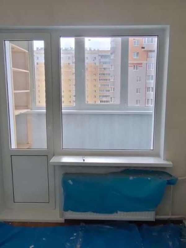 ПВХ окно-балконный блок