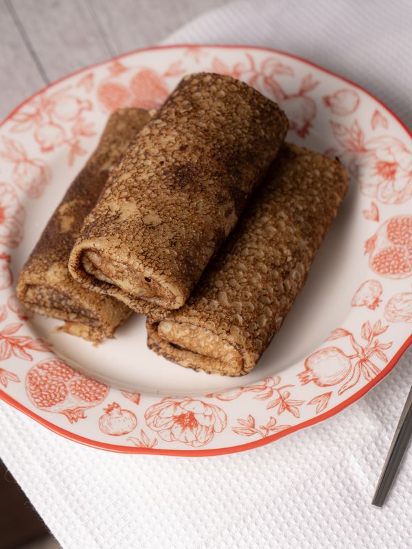 Блины с куриной печенью