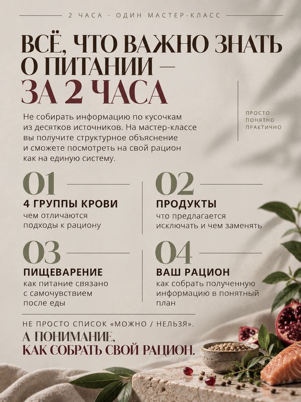 ПИТАНИЕ ПО ГРУППЕ КРОВИ: польза или вред