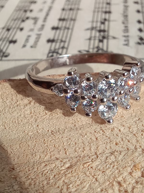 Серебряный комплект с фианитами