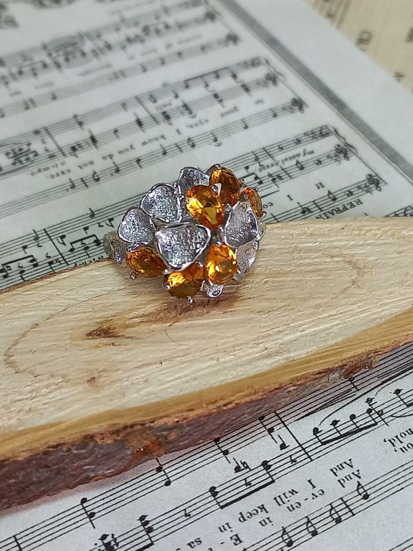 Серебряный комплект с фианитами