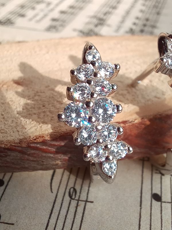 Серебряный комплект с фианитами