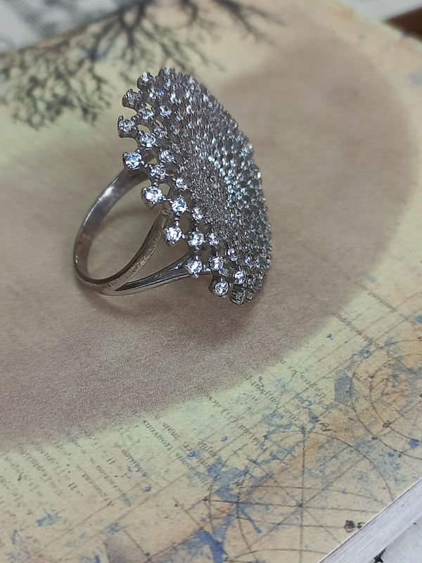 Серебряный комплект с фианитами