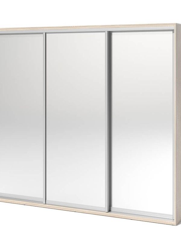Dulap glisant cu 3 oglinzi 2400 mm
