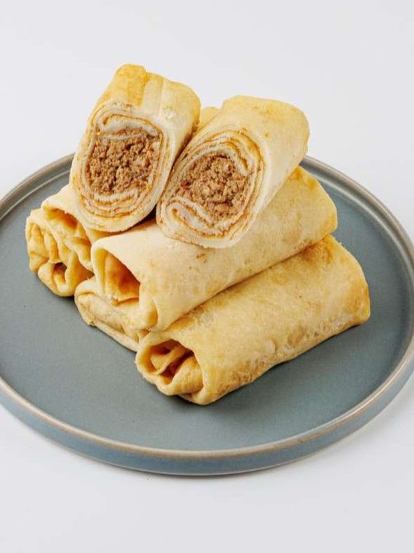 Блинчики с мясом, замороженные