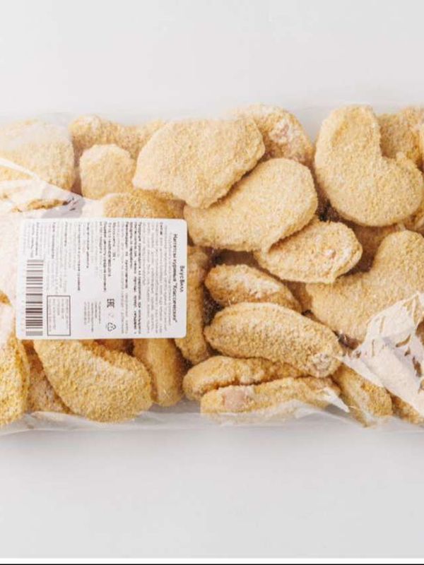 НАГГЕТСЫ ИЗ ЦЫПЛЕНКА БРОЙЛЕРА КЛАССИЧЕСКИЕ 400 ГР ЗАМ ВКУСВИЛЛ