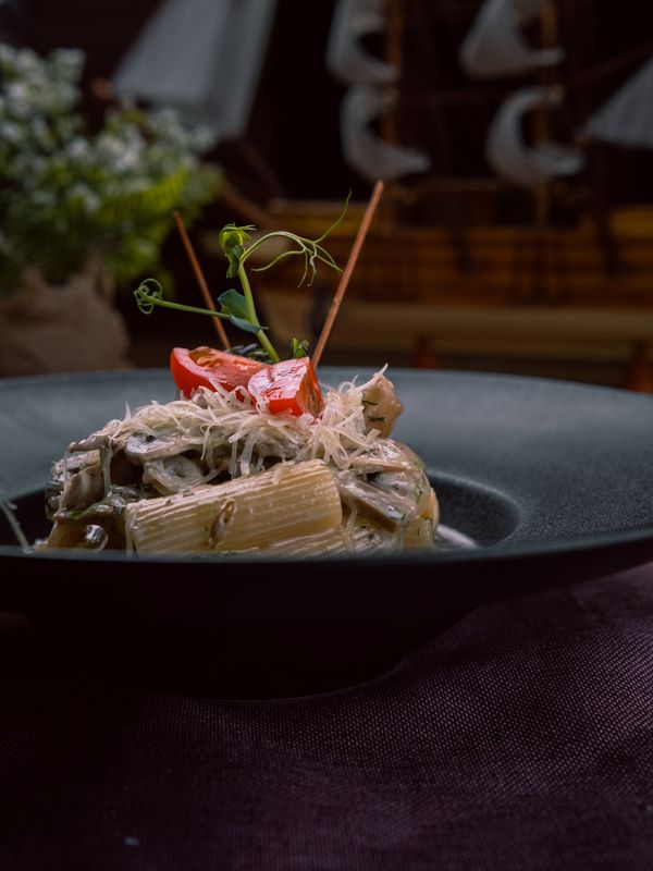 Ригатони с лесными грибами\Rigatoni with wild mushrooms