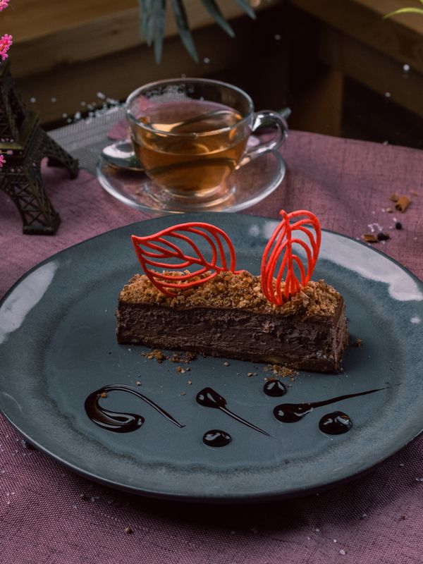 Black cake с кешью\Black cake with cashews
