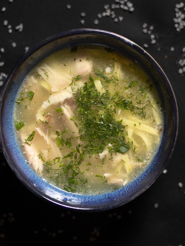 Суп куриный с лапшой/Chicken noodle soup
