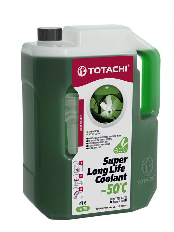 Антифриз TOTACHI SUPER LONG LIFE COOLANT Green -50C