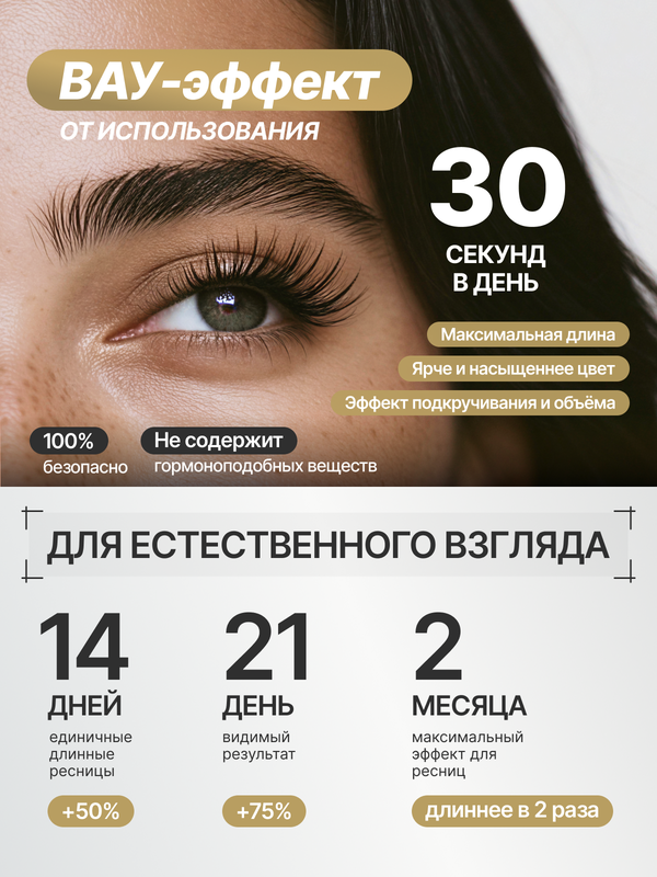 Средство для роста ресниц Силь-Гламур Cil-Glamour