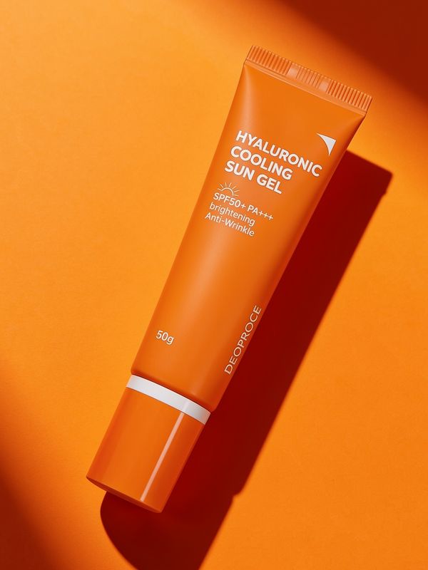Солнцезащитный крем Deoproce Hyaluronic Cooling Sun Gel SPF 50+ PA+++