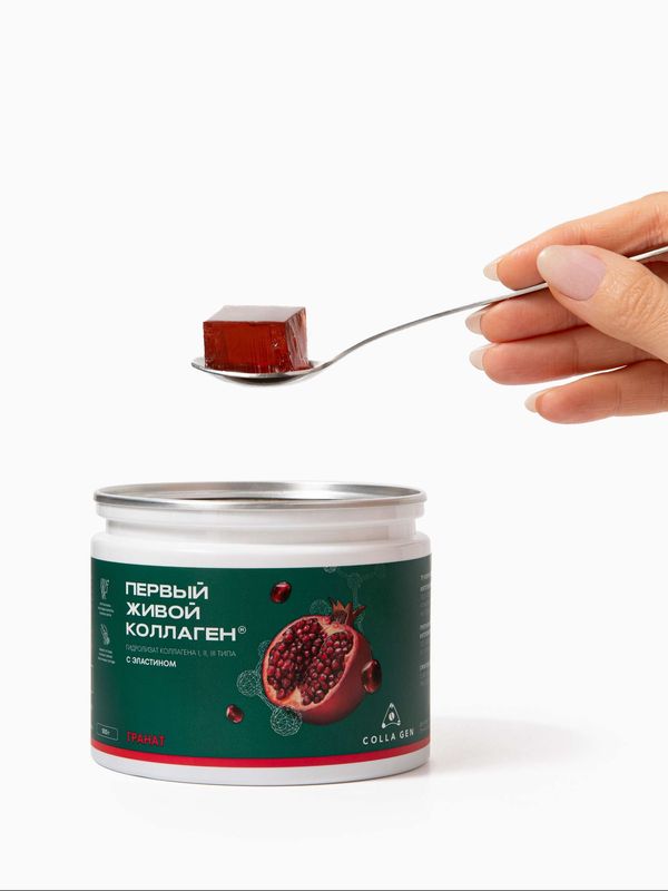 ЖИВОЙ КОЛЛАГЕН ГРАНАТ, 500гр, курс на 45 дней