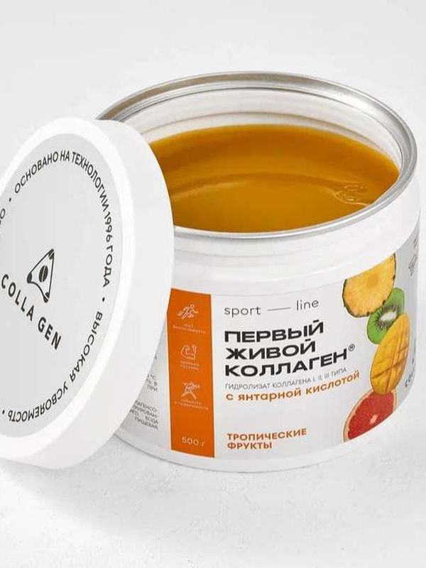 ЖИВОЙ КОЛЛАГЕН СПОРТ с янтарной кислотой
