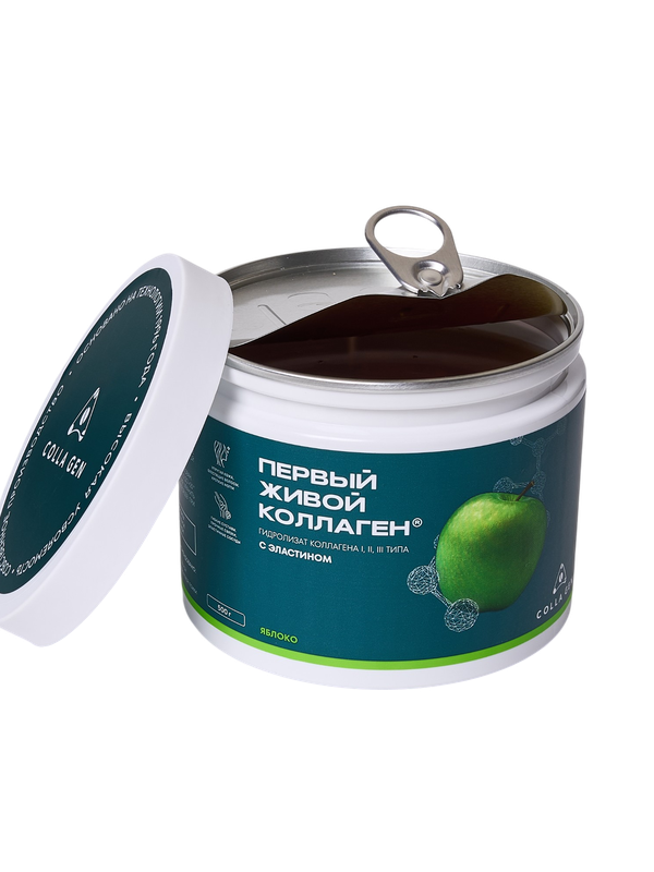 ЖИВОЙ КОЛЛАГЕН ЯБЛОКО, 500 г, на курс 45 дней