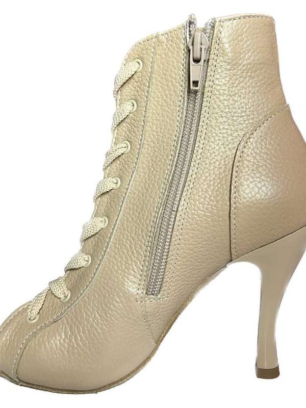 Ботильоны High Heels с замком бежевые