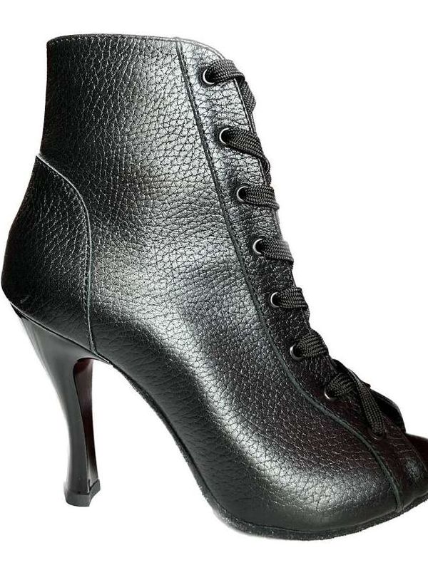Ботильоны High Heels с замком черные
