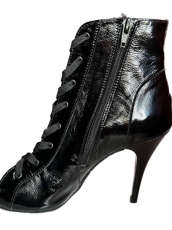 Ботильоны High Heels с замком черные