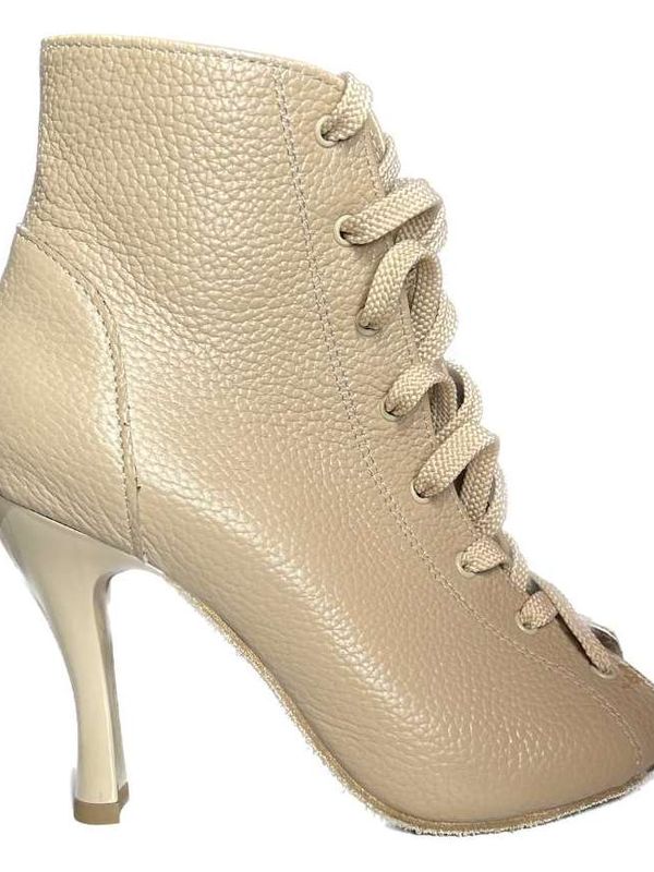 Ботильоны High Heels без замка бежевые