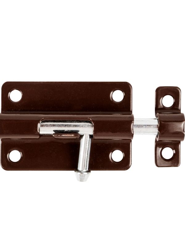 Шпингалет мебельный металлический SPD60х30 (Аякс)