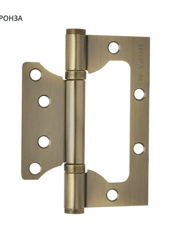 Петля без врезки 800-4" (100*75*2,5) без колп. (2 шт.) Нора-М