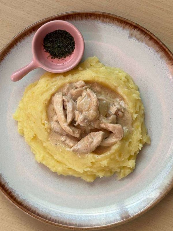 Куриный Строганов  / Chicken Stroganoff