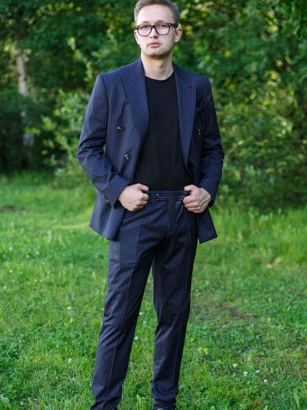 Денвер/синий/полоска
