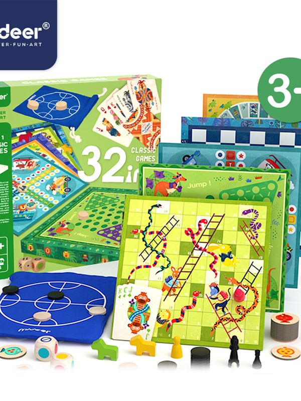 Joc de masa "32-in-1 Classic Games" Mideer (10570)