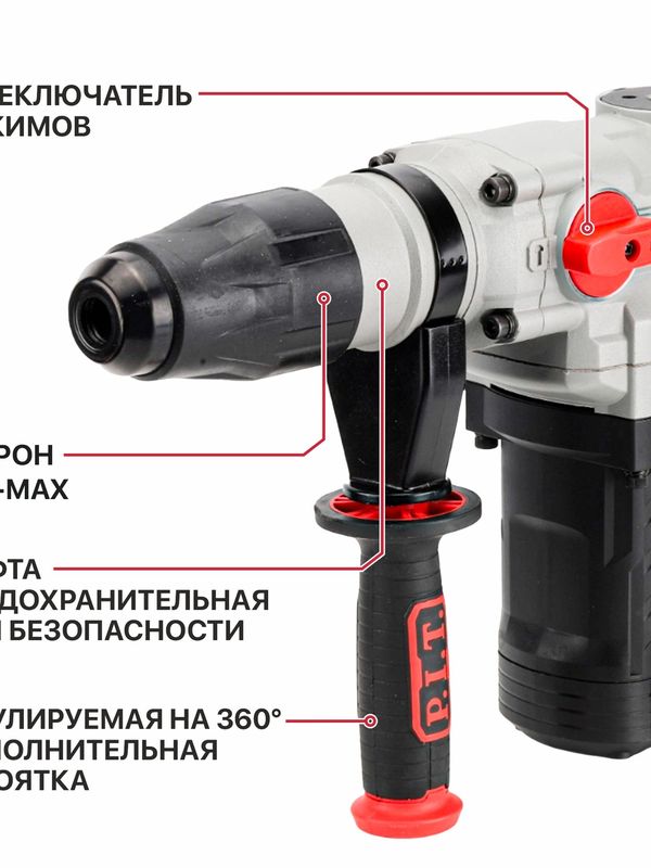 Перфоратор SDS-MAX электрич. P.I.T. PBH40-C3