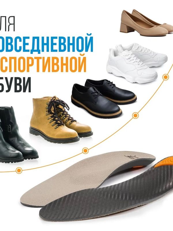 Стельки ортопедические АНТИШПОРА. Пяточная шпора, боль в пятке
